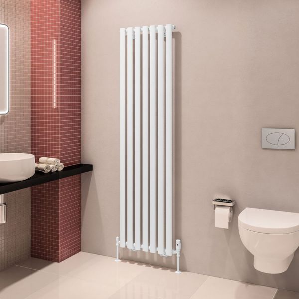 Eastbrook Tunstall 1800 x 490 Matt White Designer Radiator #2